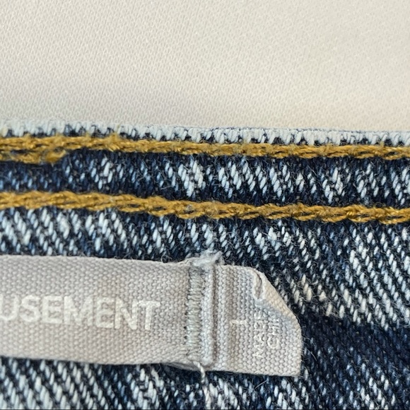 Modern Amusement Acid Wash Bow Jean Shorts Jr Sz 1 - Picture 9 of 14